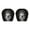 D, variant on Gytml Halloween Themed Car Headrest Covers 2PCS Soft Stretch Dark Art Face Auto Head Pillow Covers For Most Vehicle Seats Decor(B-11.02"X10.24")