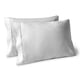 thumbnail image 1 of Bare Home Juego de Fundas de Almohada Colección Premium 1800, Doble Cepillado, Ultra Suave, Tamaño Estándar, Gris Nube, 2 Unidades, 1 of 7