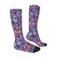thumbnail image 3 of Balery Watercolor Butterflies Fun Novelty Socks Men'S Women'S Crew Socks Funny Crazy Novelty Socks Quirky And Cool Socks, 3 of 9