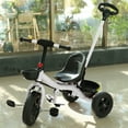 thumbnail image 3 of LELINTA Toddler Tricycle with Push Handle,Toddler Bike for 1-5 Years Old Boy Girl, Toddler Push Tricycle, Baby Bike Balance Bike With Removable Pedal, 3 of 8