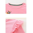 thumbnail image 4 of Bellafa Toddler Girl Long Sleeve Dress Stripe Flower Christmas Easter Cotton Casual Tunic Playwear Basic Shirt Party Dresses, 4 of 8