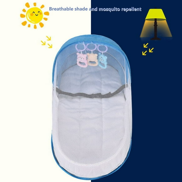 Cuna De Viaje Para Bebé ANGGREK Con Mosquitera Y Toldo Portátil