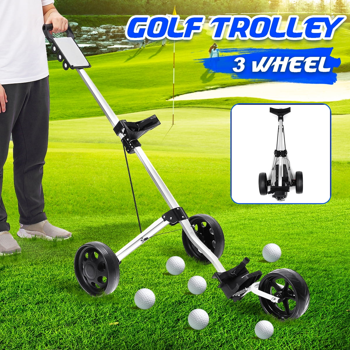 3 wheel golf buggy with seat