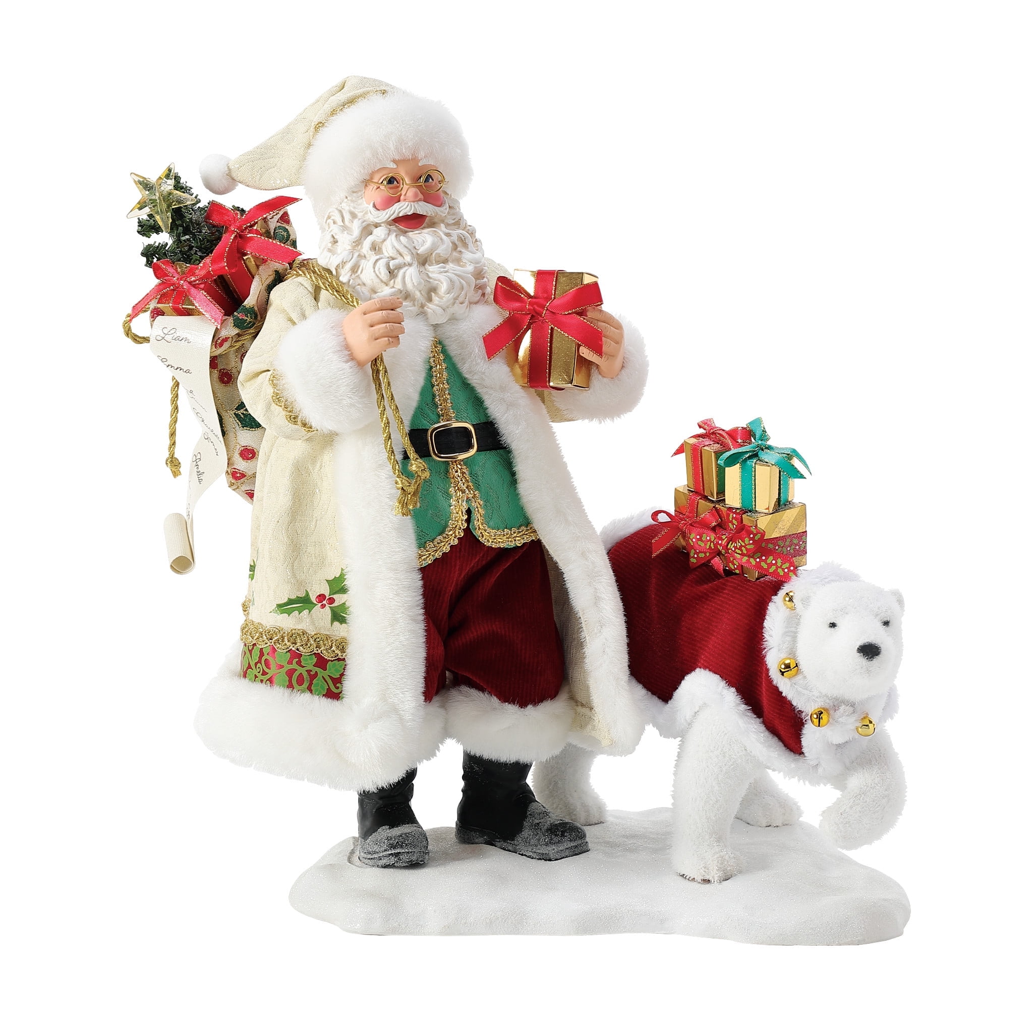 Possible Dreams Across the Globe African American Santa Figurine