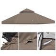 thumbnail image 6 of Yescom Canopy Top Replacement UV30+ Cover for 2-Tier 10x12 Ft Gazebo Garden, 6 of 9