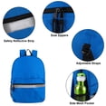 thumbnail image 4 of Trailmaker (24 Pack) 17" Backpack – Reflective Backpack with Padded Straps, Water Bottle Pockets for Adults, Travel, Commute (Multi Color Pack), 4 of 14
