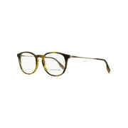Ermenegildo Zegna Oval Eyeglasses EZ5125 098 Striated Brown-Green 50mm 5125