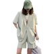 thumbnail image 4 of Nuevo conjunto de dos piezas de chaqueta de traje de manga corta estilo Hong Kong de verano para niña, 4 of 4