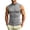 (New6)Gray, variant on Thousandth Sleeveless Compression Shirts for Men Mock Neck Quick Dry Cooling Gym Athletic Tank Tops Moisture Wicking Tees Sport Running Tops