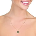 thumbnail image 3 of Galaxy Gold 14K Yellow Gold 6.5 Carat Green Amethyst and Amethyst Pendant Necklace - February Birthstone - Abundance & Joy - 16" to 24" - Fine Jewelry for Women, 3 of 3