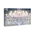 thumbnail image 2 of Runway Avenue Fashion and Glam Wall Art Canvas Prints 'Day and Night' Chandeliers - White, Pink, 2 of 4