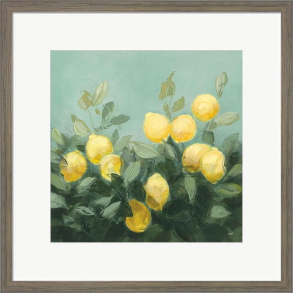Great Art Now Lemon Grove I by Julia Purinton, Framed Wall Art, 18W x 18H