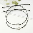 thumbnail image 2 of 2Pcs Unisex Moon Sun Style Adjustable Couple Bracelet Friend Gift Accessories, 2 of 7