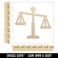 thumbnail image 2 of Scales of Justice Legal Lawyer Icon Wood Shape Unfinished Piece Cutout Craft DIY Projects - 6.25 Inch Size - 1/8 Inch Thick, 2 of 7