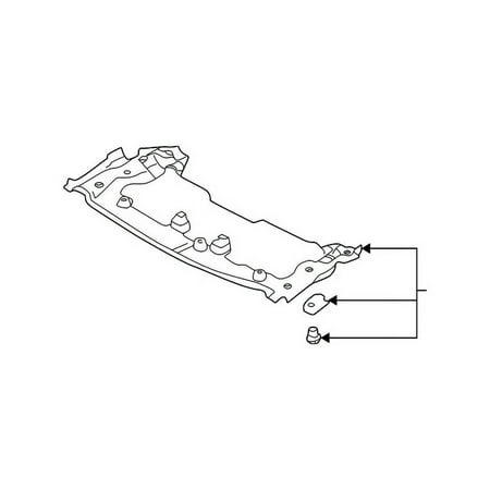 Genuine OE Subaru Under Cover - 56410FE240 Fits select: 2006 SUBARU IMPREZA WRX/LIMITED, 2007 SUBARU IMPREZA WRX STI
