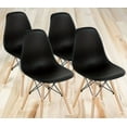 thumbnail image 1 of Chaise Eiffel Noire Brenza - Ensemble de 4, 1 of 1