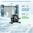 thumbnail image 4 of Costway 68 Quart Car Refrigerator 12V Portable Car Freezer Fridge w/DC & AC Adapter, 4 of 10