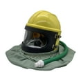 thumbnail image 3 of Casco para chorro de arena Casco para chorro de arena con alimentación de aire Cubierta protectora para hombros con suministro de aire y tubo de, 3 of 8