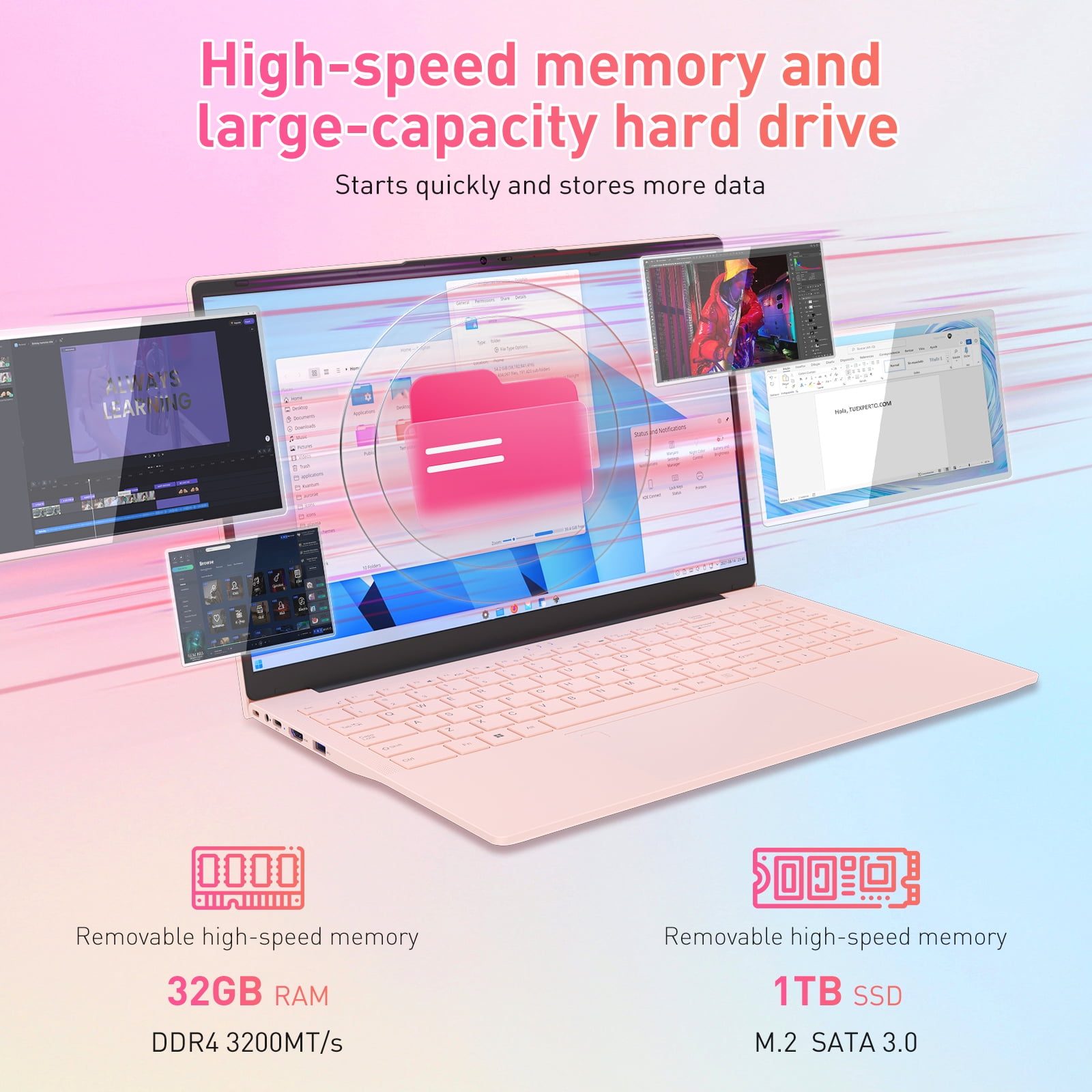 Windowsデスクトップ MACUBE PINK/Ryzen5 5600/RTX2080Super/32G Amazon.com: 15.6 inch Pink Laptop Computer, Alder Lake Quad Core