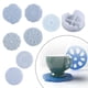 thumbnail image 4 of Posavasos transparentes de resina, moldeo de resina, bricolaje, herramientas de silicona epoxi, suministros para manualidades, decoración 8 piezas, 4 of 9
