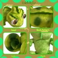 thumbnail image 4 of Juguete de peluche con diseño de lagarto con imán en el hombro para niños, 4 of 6