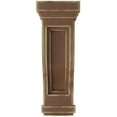 thumbnail image 3 of Ekena Millwork 6 1/2"W x 6 1/2"D x 14"H Traditional Recessed Wood Vintage Decor Corbel, Weathered Brown, 3 of 6