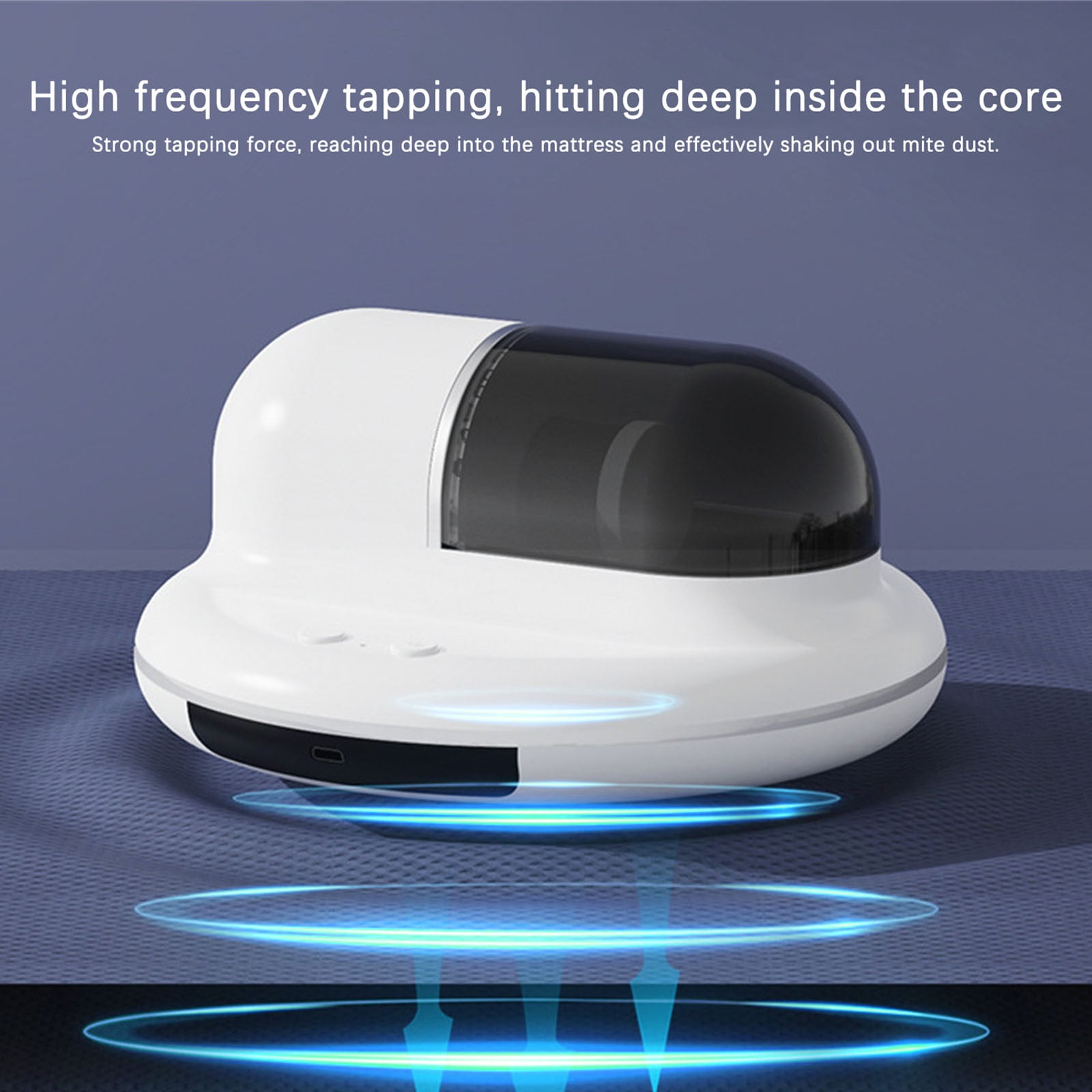 HBBKVI Robot Vacuum, Automatic Intelligent Removal Device Hot Dehumidification Household Bed Small Wireless Removal Vacuum Cleaner