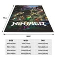 thumbnail image 3 of Ninjago Fleece Throw Blankets, Super Soft Flannel Cozy Blankets for Adults, Washable Lightweight Blanket for Couch Sofa Bed Office, Warm Plush Blankets, 3 of 8
