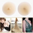 thumbnail image 4 of Women Nipple Cover Pasties with Faux Piercing Rhinestones Lingerie Reusable Breast Sticker Adhesive Sticky Bra Intimates Style 9, 4 of 5