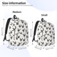 thumbnail image 2 of Disketp Funny Chicken Mochila de Lona Estampada, Mochila Escolar de Viaje Ligera para Estudiantes y Portátil-Small, 2 of 5