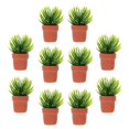 thumbnail image 2 of Garden Miniature House Miniature Potted Plant Ornament Micro Landscaping Plastic Mini Flower Ornament 10Pcs, 2 of 5