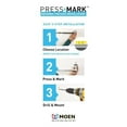 thumbnail image 3 of Hensley 24 in. Towel Bar with Press and Mark in Brushed Nickel, 3 of 10