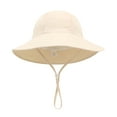 thumbnail image 6 of Gubotare Baby Sun Hat Boy Cute Kids Sun Hat UPF 50+ Boy Girl Protection Hat Wide Brim Beach Hats with Mesh and Adjustable Chin Strap (B,Size 3-12 Months), 6 of 7
