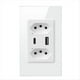 thumbnail image 1 of Enchufe de Pared Inteligente WiFi de Brasil con Puerto USB Tipo C Control Individual, Enchufe de Salida Inteligente Tuya, Funciona para (), 1 of 6