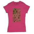 thumbnail image 5 of Camo American Flag T-Shirt USA Military Proud Army Veteran RED Friday 4th of July Camouflage Patriot Women's Tee, 5 of 7