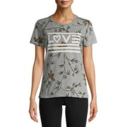 EV1 from Ellen DeGeneres Botanical Love Flag Tee Women's