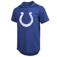 thumbnail image 2 of Men's Majestic Threads Matt Ryan Royal Indianapolis Colts Player Name & Number Short Sleeve Hoodie T-Shirt, 2 of 3
