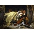thumbnail image 3 of Cabanel, Alexandre 18x14 Black Modern Framed Museum Art Print Titled - Death of Francesca De Rimini and Paolo Malatesta, 3 of 5