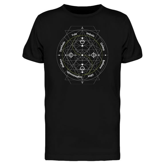 Pagan Holidays Symbols Tee Men's -Image by Shutterstock
