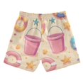 thumbnail image 7 of FORMRS Boys Swim Trunks Quick Dry Mesh Liner Boardshorts Sizes XS-XL, Blue Beach Toys Pattern, 7 of 7