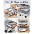 thumbnail image 4 of Recipiente de almacenamiento de arroz DDMOMMY de 9 a 14 kg con ruedas y tapa de 35 L, 4 of 7
