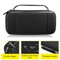 thumbnail image 3 of Fintie Carrying Case for Nintendo Switch OLED Model 2021/Switch 2017, [Shockproof] Hard Shell Protective Cover Travel Bag w/10 Game Card Slots,Black, 3 of 8