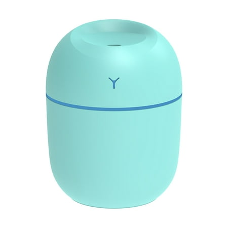 

walmeck 220mL Mist Humidifier with Night Light Portable Desk Quiet Cool USB Humidifier Waterless Auto-Off Humidifier for Home Travel Office Bedroom