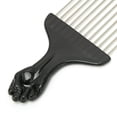 thumbnail image 3 of HLONK Professional Metal Hair Pick Detangle Salon Barber Shop Pick Comb Hair Styling Tool, 3 of 8