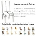 thumbnail image 5 of Eurhowing Christmas Chair Covers Set of 6, Stretchable Spandex Dining Chair Slipcovers, Washable Xmas Chair Protectors for Holiday Party, Kitchen, Restaurant Decor, 5 of 10