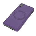 thumbnail image 2 of ELEHOLD Case for iPhone XS Max, Shockproof Slim Magnetic Leather Case, Compatible with MagSafe Accessories,Purple, 2 of 4