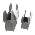thumbnail image 3 of Disney Minnie Mouse Shaped 2 Piece Felt Storage Caddy, 3 of 5