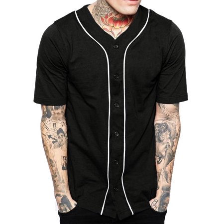 Charlotte Baseball - Mens Baseball Jersey Button Down Athletic Sport Uniform