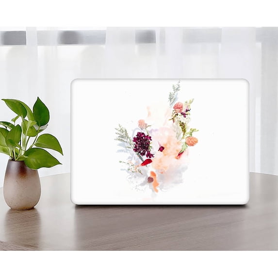 KSK KAISHEK Hard Case Compatible with 2016-2022 Rel. Newest MacBook Pro 13" Touch ID + Black Keyboard Cover Model: M1 A2338/A2289/A2251/A2159/A1989/A1706/A1708 Flower 1390