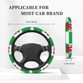 thumbnail image 3 of Welsh Flag Anti-Slip Neoprene Steering Wheel Cover, Universal 15 Inch Fit Vehicles, Sedans, SUVs, Vans, Trucks, 3 of 7